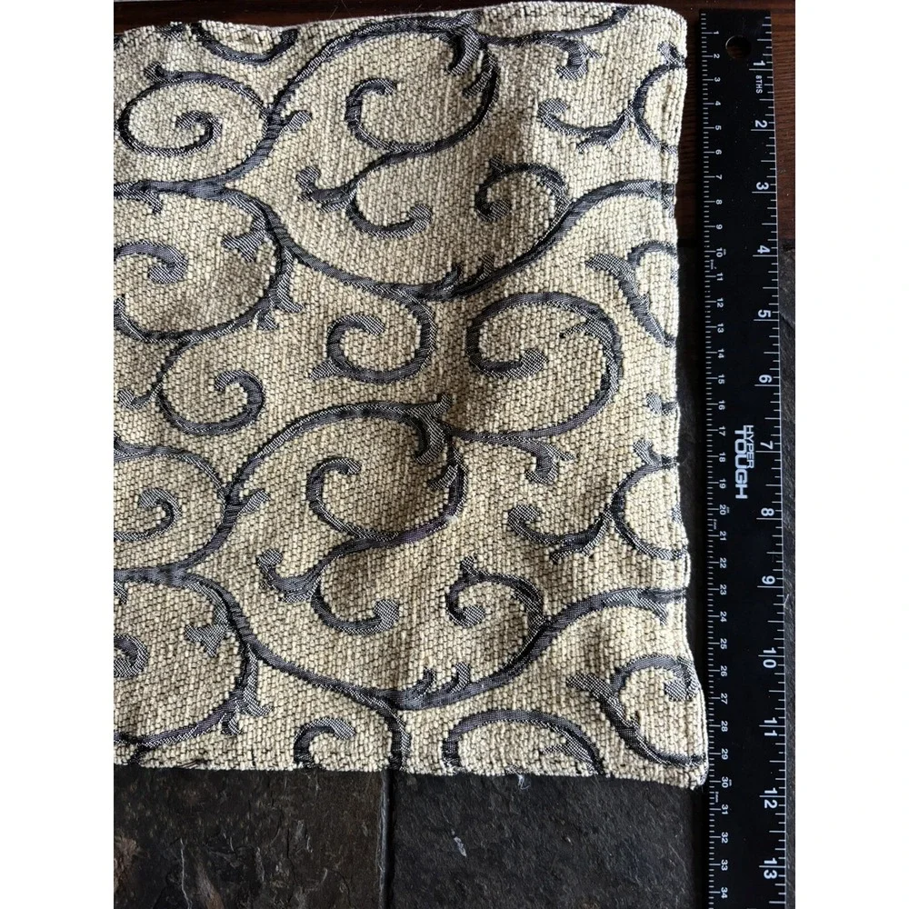 Set Of 4 Tapestry Placemats Neutral Tan Cottagecore Minimalist Dining Decor
